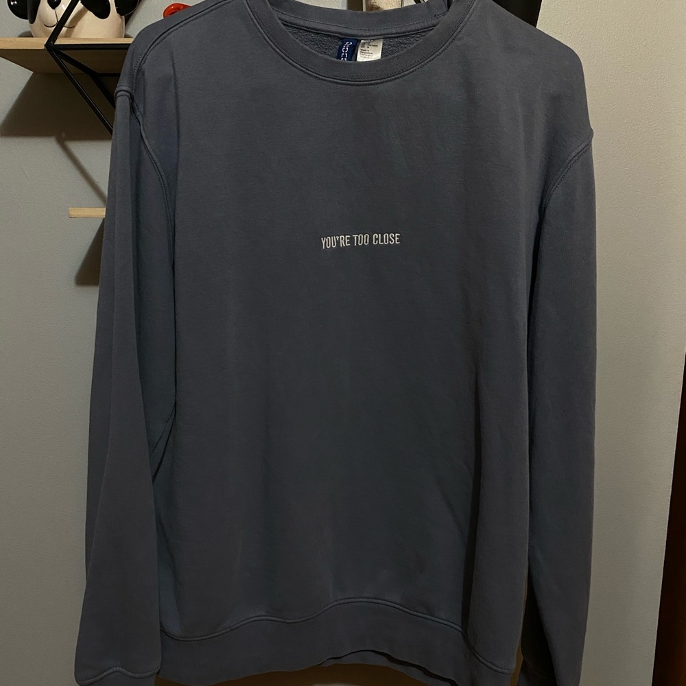 Navy blue crewneck